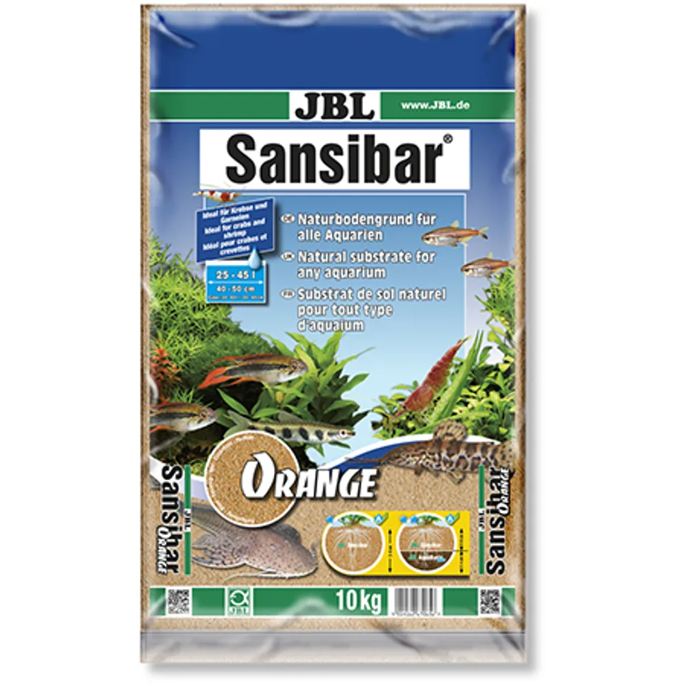 Jbl Sansibar Orange 10 kg Akvariegrus